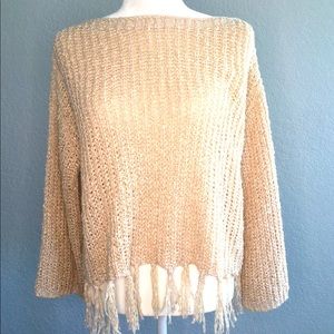 Em Creme Anthropologie sweater S/M